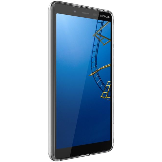 Imak - Nokia 1 Plus Hülle - Softcase aus TPU - UX-5 Series - transparent