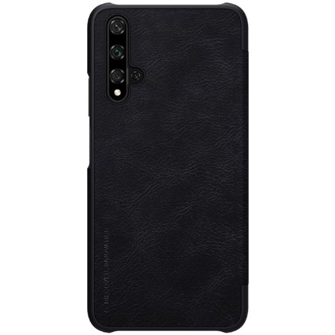 Nillkin - Huawei Honor 20 / Nova 5T Hülle - Leder Book Case - Qin Series - schwarz
