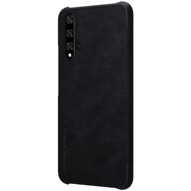 Nillkin - Huawei Honor 20 / Nova 5T Hülle - Leder Book Case - Qin Series - schwarz