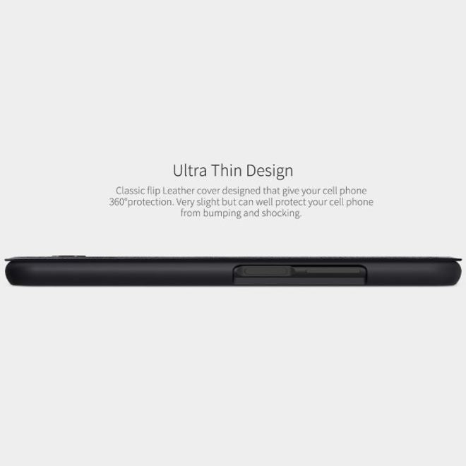 Nillkin - Huawei Honor 20 / Nova 5T Hülle - Leder Book Case - Qin Series - schwarz