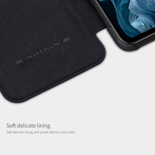 Nillkin - Huawei Honor 20 / Nova 5T Hülle - Leder Book Case - Qin Series - schwarz