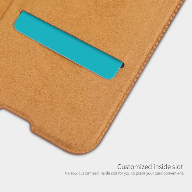 Nillkin - Huawei Honor 20 / Nova 5T Hülle - Leder Book Case - Qin Series - schwarz