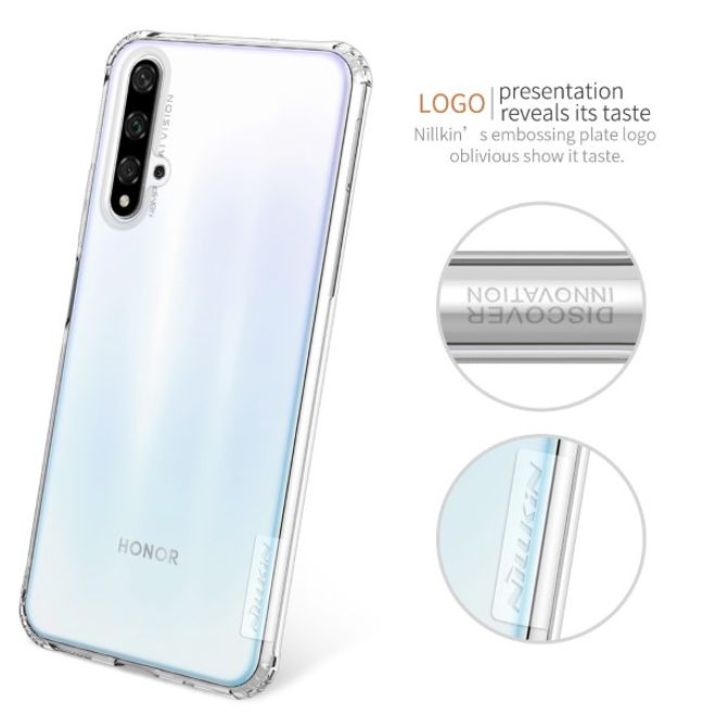 Nillkin - Huawei Honor 20 / Nova 5T Hülle - Case aus elastischem Plastik - Nature Soft Series - transparent