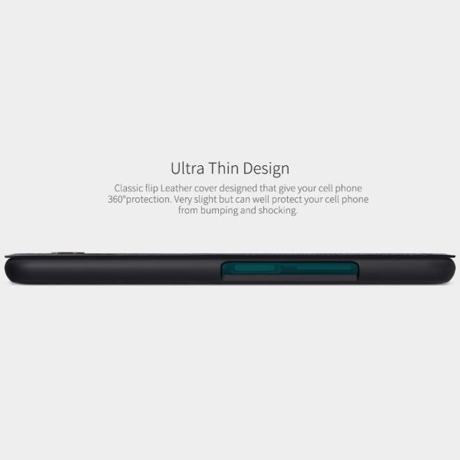 Nillkin - Huawei Honor 20 Pro Hülle - Leder Book Case - Qin Series - schwarz