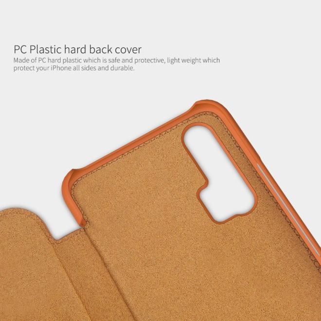 Nillkin - Huawei Honor 20 Pro Hülle - Leder Book Case - Qin Series - rot