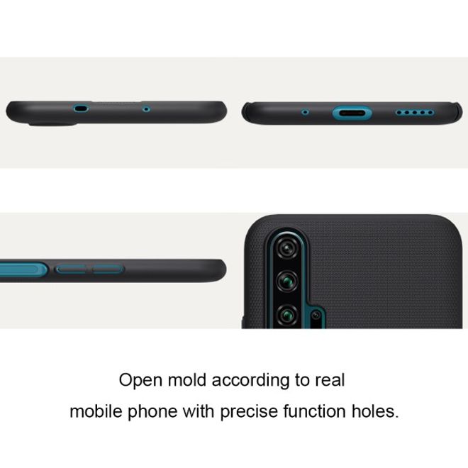 Nillkin - Huawei Honor 20 Pro Hülle - Plastik Case - Super Frosted Shield Series - rot