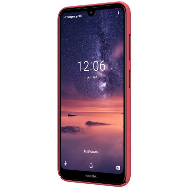 Nillkin - Nokia 3.2 Hülle - Plastik Case - Super Frosted Shield Series - rot