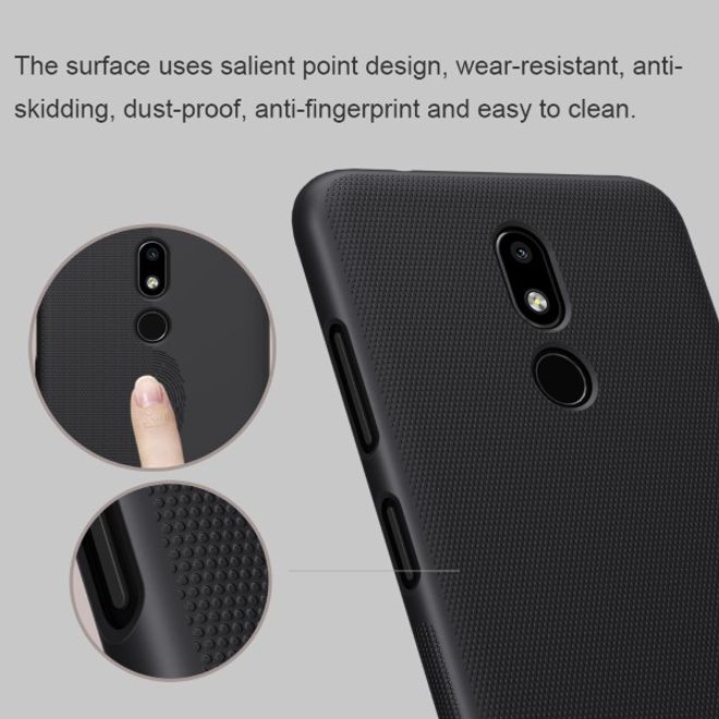 Nillkin - Nokia 3.2 Hülle - Plastik Case - Super Frosted Shield Series - rot