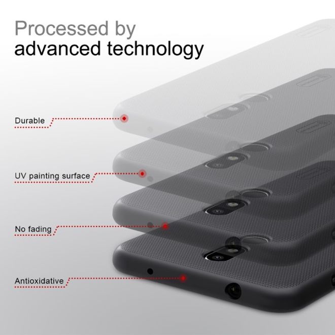 Nillkin - Nokia 3.2 Hülle - Plastik Case - Super Frosted Shield Series - rot