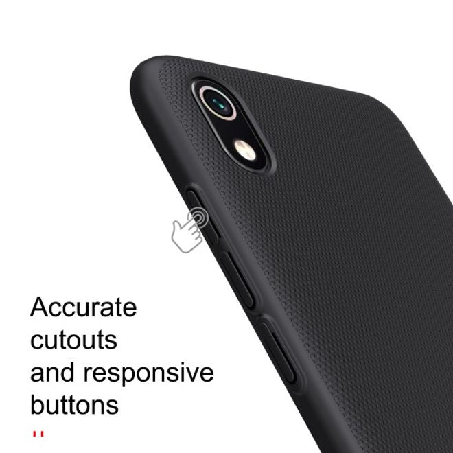 Nillkin - Xiaomi Redmi 7A Hülle - Plastik Case - Super Frosted Shield Series - schwarz