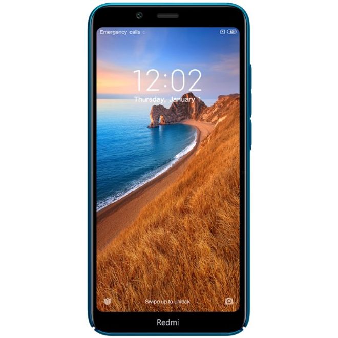 Nillkin - Xiaomi Redmi 7A Hülle - Plastik Case - Super Frosted Shield Series - blau