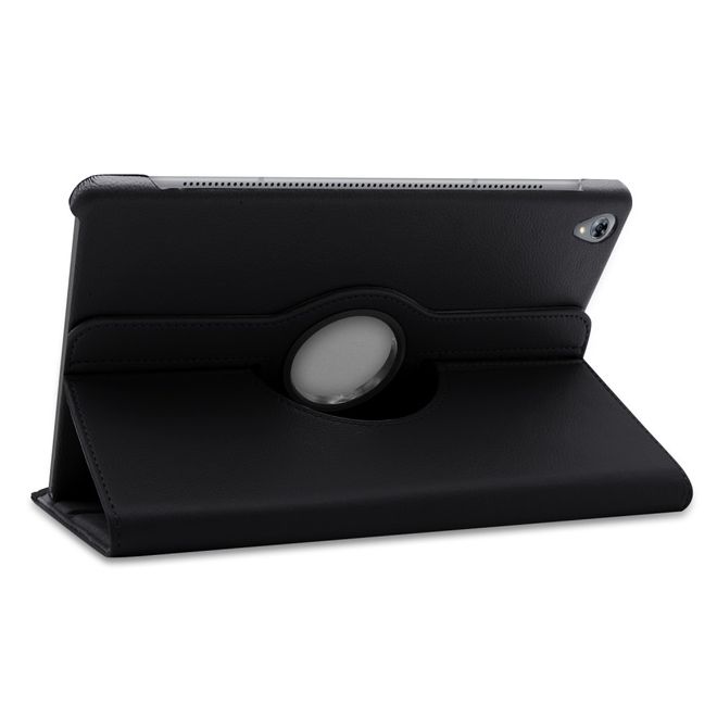 Huawei MediaPad M6 10.8 Hülle - 360° rotierbares Case aus Leder - schwarz