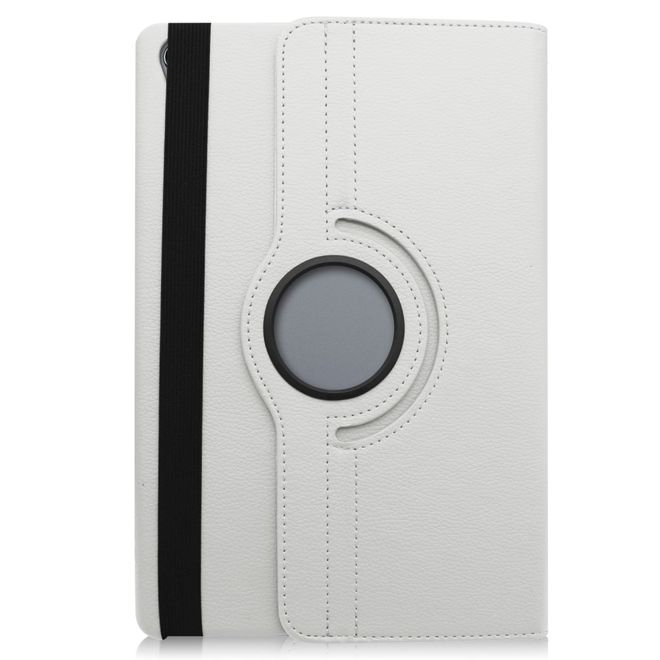 Huawei MediaPad M6 10.8 Hülle - 360° rotierbares Case aus Leder - weiss