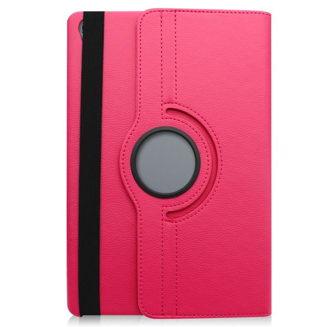 Huawei MediaPad M6 10.8 Hülle - 360° rotierbares Case aus Leder - rosa