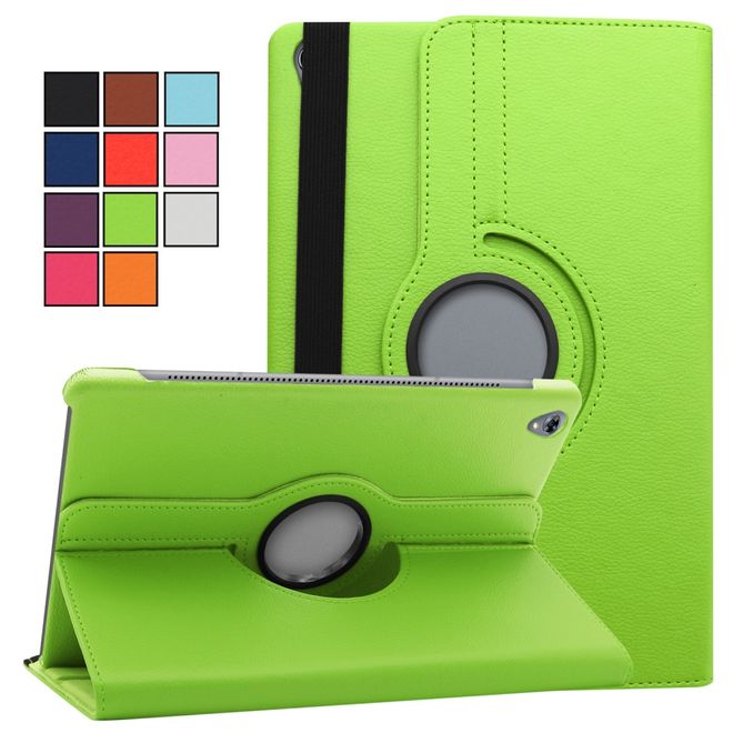 Huawei MediaPad M6 10.8 Hülle - 360° rotierbares Case aus Leder - grün