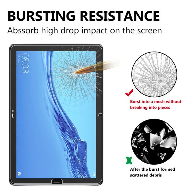 Huawei MediaPad M6 10.8 Schutzglas Displayschutz - Panzer Glas - 0.25mm dick - transparent