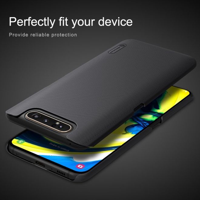 Nillkin - Samsung Galaxy A80 Hülle - Plastik Case - Super Frosted Shield Series - schwarz
