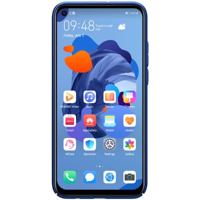 Nillkin - Huawei P20 Lite (2019) Hülle - Plastik Case - Super Frosted Shield Series - blau