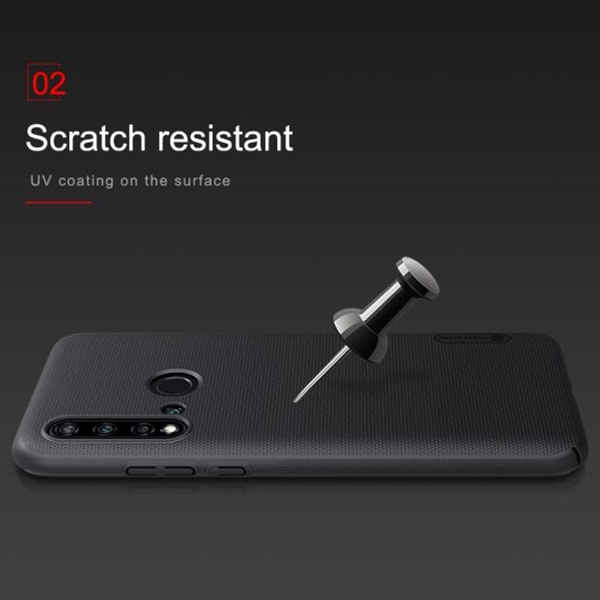 Nillkin - Huawei P20 Lite (2019) Hülle - Plastik Case - Super Frosted Shield Series - blau