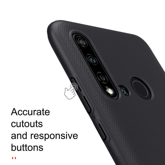 Nillkin - Huawei P20 Lite (2019) Hülle - Plastik Case - Super Frosted Shield Series - rot