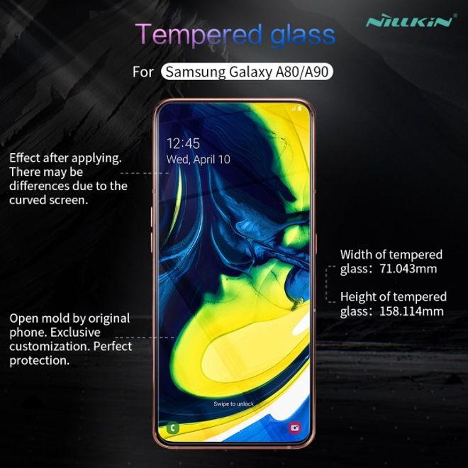 Nillkin - Samsung Galaxy A80 Schutzfolie 0,2 mm - Folie aus gehärtetem Glas - H+ PRO Series