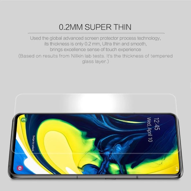 Nillkin - Samsung Galaxy A80 Schutzfolie 0,2 mm - Folie aus gehärtetem Glas - H+ PRO Series