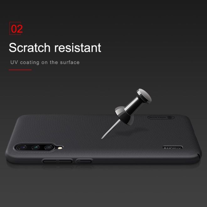 Nillkin - Xiaomi Mi A3 Hülle - Plastik Case - Super Frosted Shield Series - rot