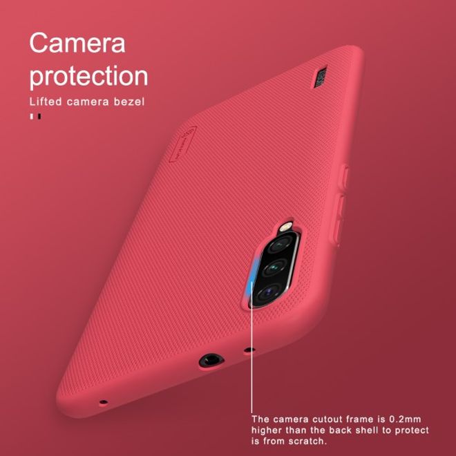 Nillkin - Xiaomi Mi A3 Hülle - Plastik Case - Super Frosted Shield Series - rot