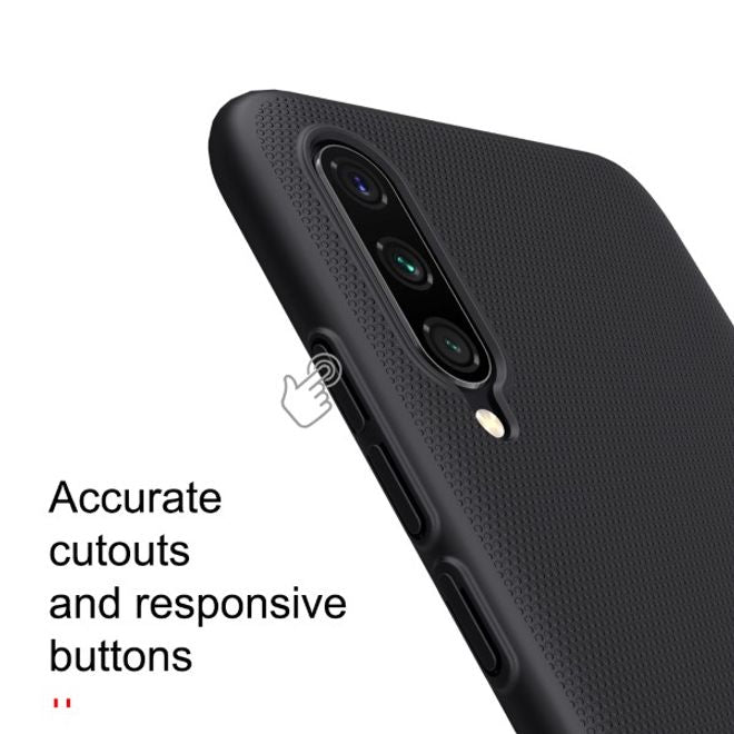 Nillkin - Xiaomi Mi A3 Hülle - Plastik Case - Super Frosted Shield Series - rot