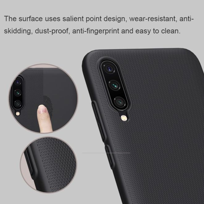 Nillkin - Xiaomi Mi A3 Hülle - Plastik Case - Super Frosted Shield Series - rot