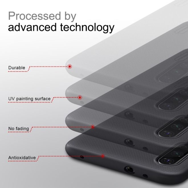 Nillkin - Xiaomi Mi A3 Hülle - Plastik Case - Super Frosted Shield Series - rot