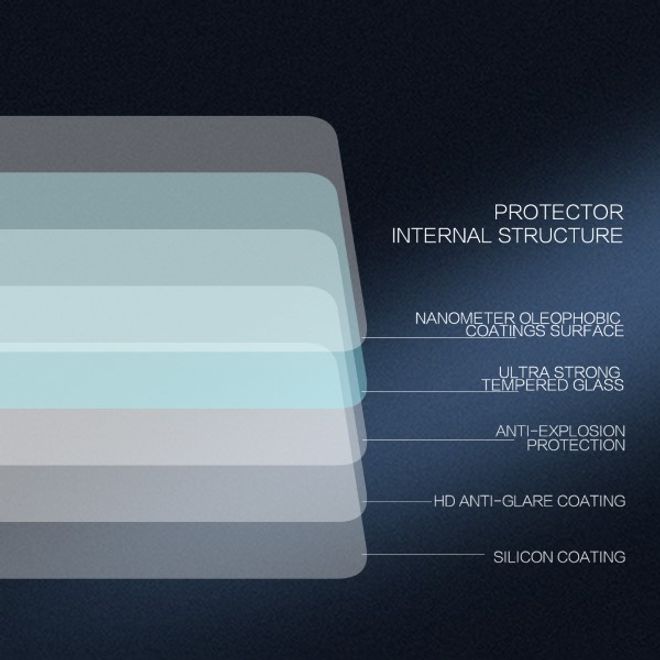 Nillkin - Xiaomi Mi 9 Lite Schutzfolie 0,2 mm - Folie aus gehärtetem Glas - H+ PRO Series