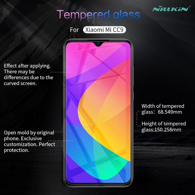 Nillkin - Xiaomi Mi 9 Lite Schutzfolie 0,2 mm - Folie aus gehärtetem Glas - H+ PRO Series