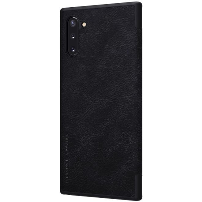 Nillkin - Samsung Galaxy Note 10 Hülle - Leder Book Case - Qin Series - schwarz