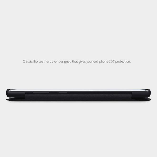 Nillkin - Samsung Galaxy Note 10 Hülle - Leder Book Case - Qin Series - schwarz