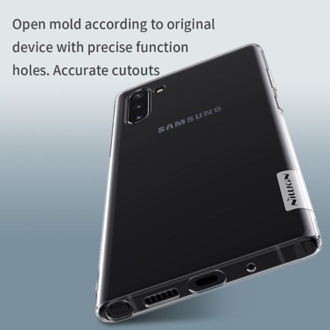 Nillkin - Samsung Galaxy Note 10 Hülle - Case aus elastischem Plastik - Nature Soft Series - grau