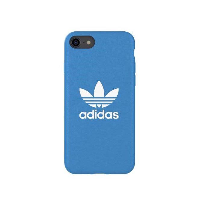 Adidas - iPhone SE (2022) / SE (2020) / 8 / 7 / 6S / 6 Hülle - Basic Backcover - blau