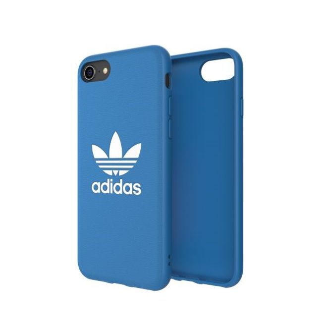 Adidas - iPhone SE (2022) / SE (2020) / 8 / 7 / 6S / 6 Hülle - Basic Backcover - blau