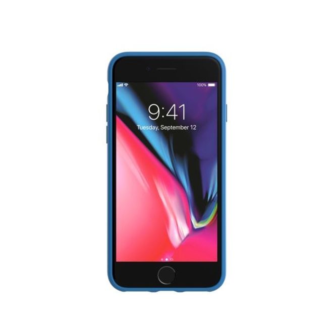 Adidas - iPhone SE (2022) / SE (2020) / 8 / 7 / 6S / 6 Hülle - Basic Backcover - blau