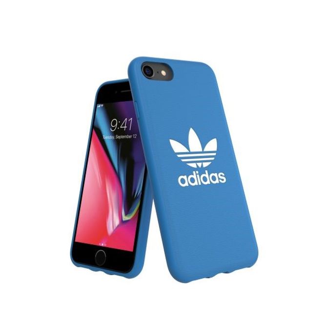 Adidas - iPhone SE (2022) / SE (2020) / 8 / 7 / 6S / 6 Hülle - Basic Backcover - blau