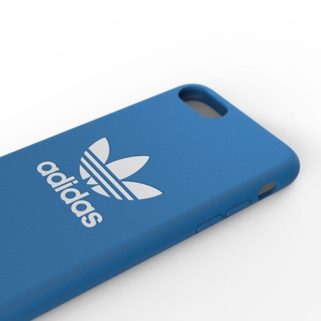 Adidas - iPhone SE (2022) / SE (2020) / 8 / 7 / 6S / 6 Hülle - Basic Backcover - blau