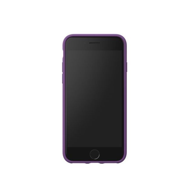 Adidas - iPhone SE (2022) / SE (2020) / 8 / 7 / 6S / 6 Hülle - Canvas Backcover - lila