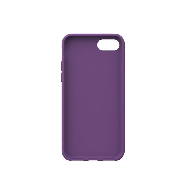 Adidas - iPhone SE (2022) / SE (2020) / 8 / 7 / 6S / 6 Hülle - Canvas Backcover - lila