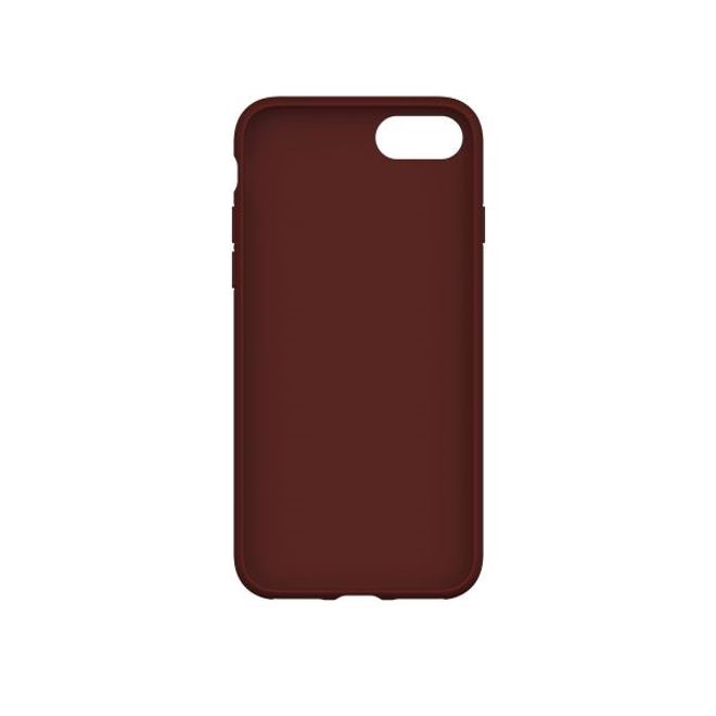 Adidas - iPhone SE (2022) / SE (2020) / 8 / 7 / 6S / 6 Hülle - Canvas Backcover - rot