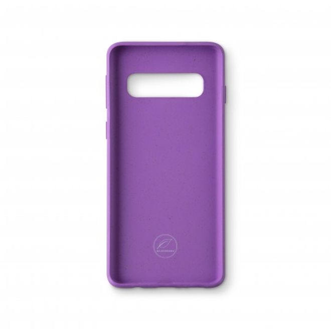 Wilma - Samsung Galaxy S10 Hülle - biologisch abbaubar - Stop Plastic Dolphin - lila