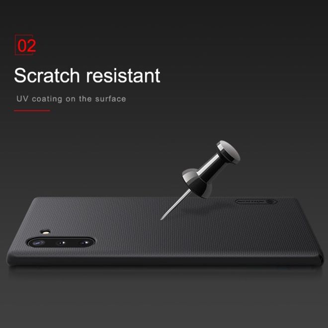 Nillkin - Samsung Galaxy Note 10 Hülle - Plastik Case - Super Frosted Shield Series - schwarz