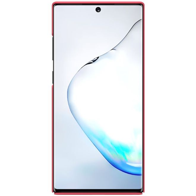 Nillkin - Samsung Galaxy Note 10+/Note 10+ 5G Hülle - Plastik Case - Super Frosted Shield Series - rot