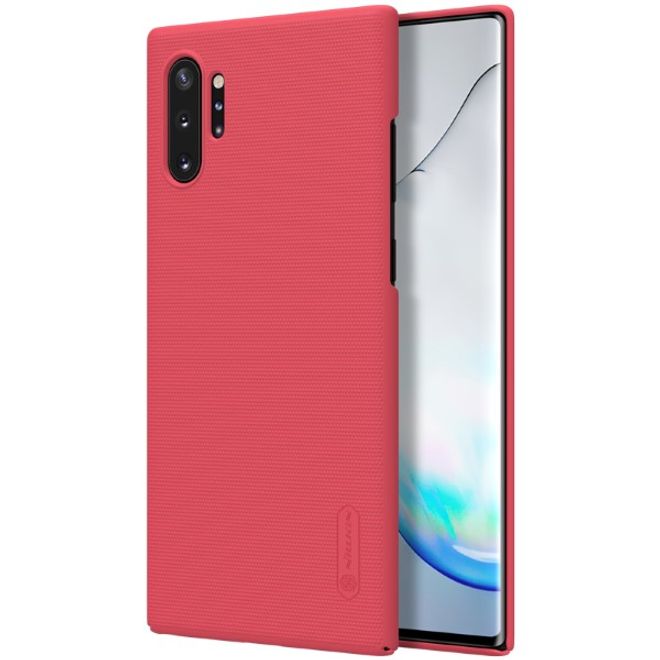 Nillkin - Samsung Galaxy Note 10+/Note 10+ 5G Hülle - Plastik Case - Super Frosted Shield Series - rot