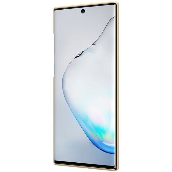 Nillkin - Samsung Galaxy Note 10+/Note 10+ 5G Hülle - Plastik Case - Super Frosted Shield Series - gold