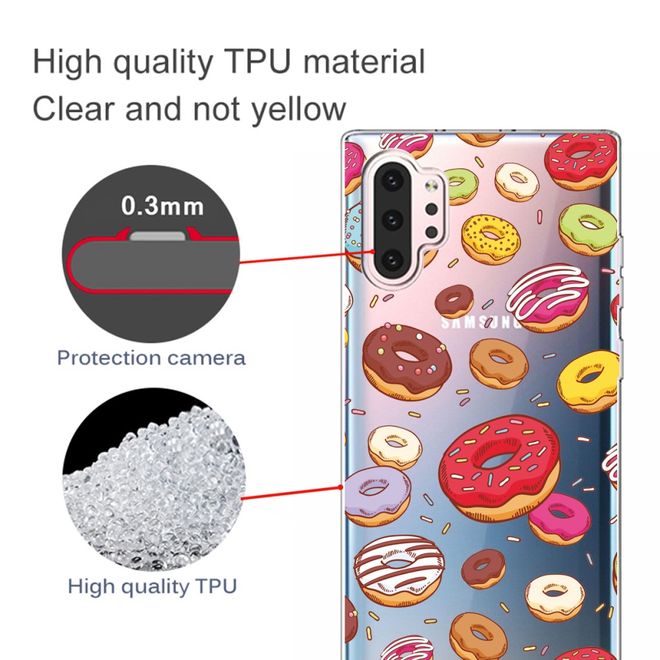 Samsung Galaxy Note 10+ / Note 10+ 5G Handyhülle - Softcase Image Plastik Series - Donuts